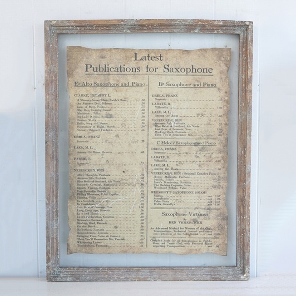コベント・ガーデン サックス リスト ガラスフレーム EI-34 1個（ご注文単位1個）【直送品】