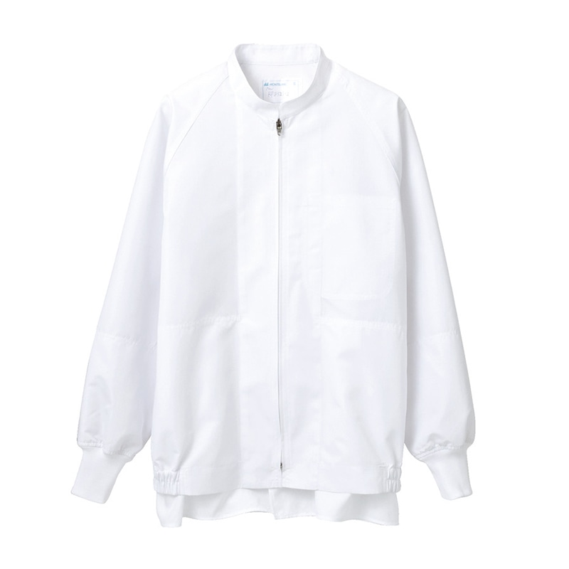 住商モンブラン(株) RP8521-2_SS ジャンパー 男女兼用長袖　SS 白 1枚（ご注文単位1枚）【直送品】