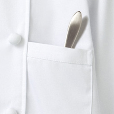 住商モンブラン(株) 6-911_M コックコート 男女兼用長袖 M 白 1枚(ご注文単位1枚)【直送品】