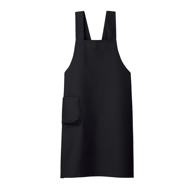 住商モンブラン(株) MC9241_L エプロン 男女兼用 L 黒 1枚(ご注文単位1枚)【直送品】