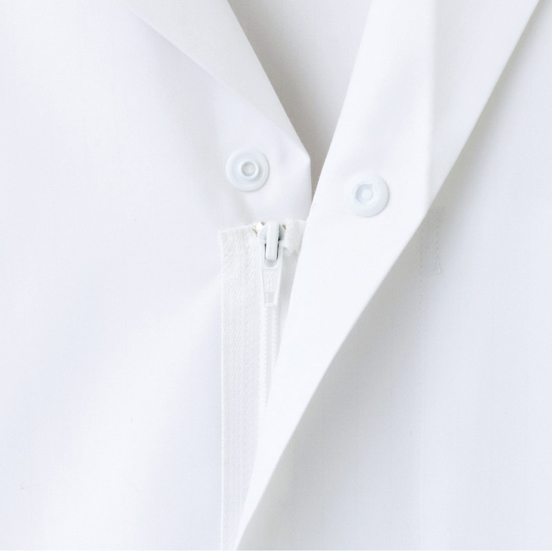 住商モンブラン(株) 1-571_S 調理コート 男女兼用長袖 S 白 1枚(ご注文単位1枚)【直送品】