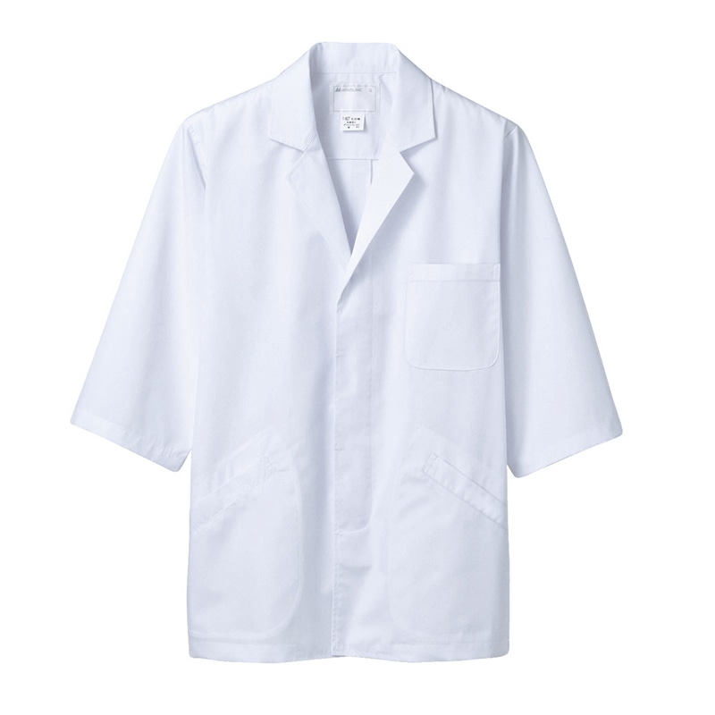 住商モンブラン(株) 1-607_S 調理衣 メンズ7分袖　S 白 1枚（ご注文単位1枚）【直送品】