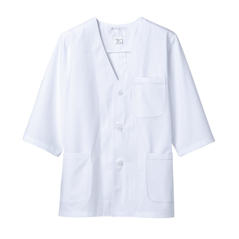 住商モンブラン(株) 1-617_3L 調理衣 メンズ7分袖　3L 白 1枚（ご注文単位1枚）【直送品】