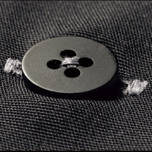 住商モンブラン(株) 2-345_3L 調理シャツ 男女兼用長袖 3L 黒 1枚(ご注文単位1枚)【直送品】