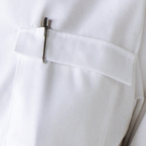 住商モンブラン(株) 2-671_L 調理コート 男女兼用7分袖 L 白 1枚(ご注文単位1枚)【直送品】