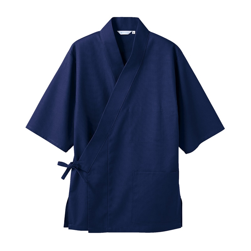 住商モンブラン(株) 3-574_S はっぴ 男女兼用7分袖 S 鉄紺 1枚(ご注文単位1枚)【直送品】