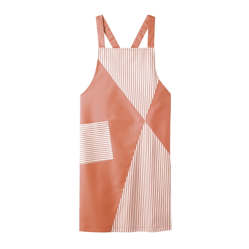 >住商モンブラン(株) 5-215_F エプロン 男女兼用 フリーサイズ ピンク 1枚(ご注文単位1枚)【直送品】