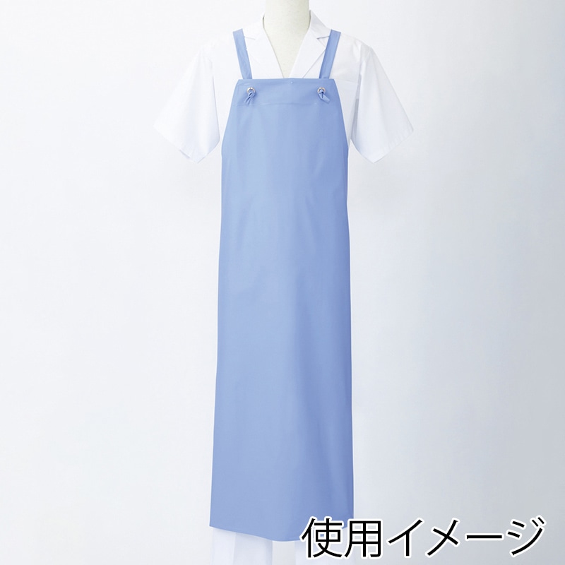 住商モンブラン(株) 5-482_F EVAエプロン 男女兼用 フリーサイズ ブルー 1枚(ご注文単位1枚)【直送品】