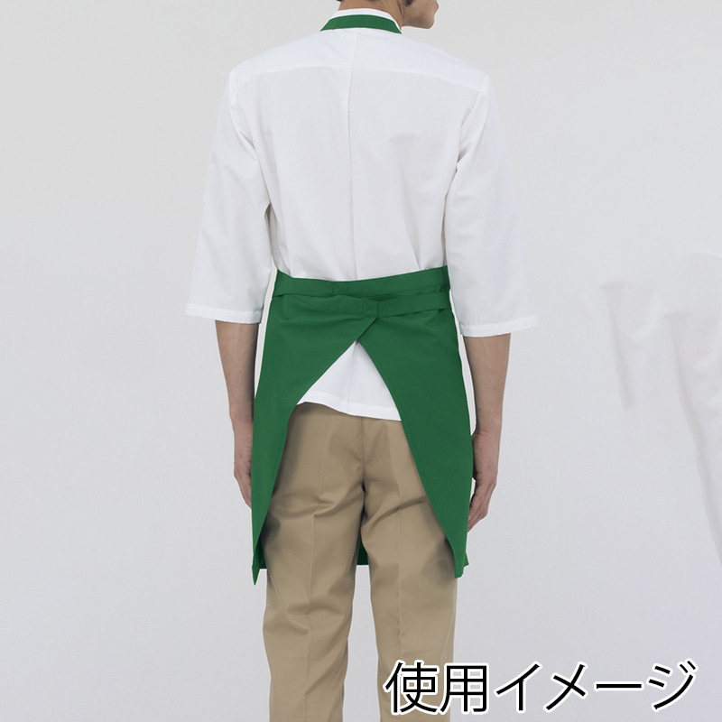 住商モンブラン(株) 5-630_F エプロン 男女兼用 フリーサイズ 黒 1枚(ご注文単位1枚)【直送品】