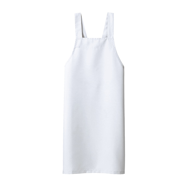 住商モンブラン(株) 5-681_F エプロン 男女兼用 フリーサイズ 白 1枚(ご注文単位1枚)【直送品】