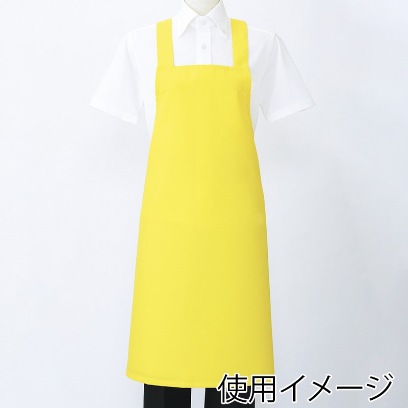 住商モンブラン(株) 5-683_F エプロン 男女兼用　フリーサイズ レッド 1枚（ご注文単位1枚）【直送品】