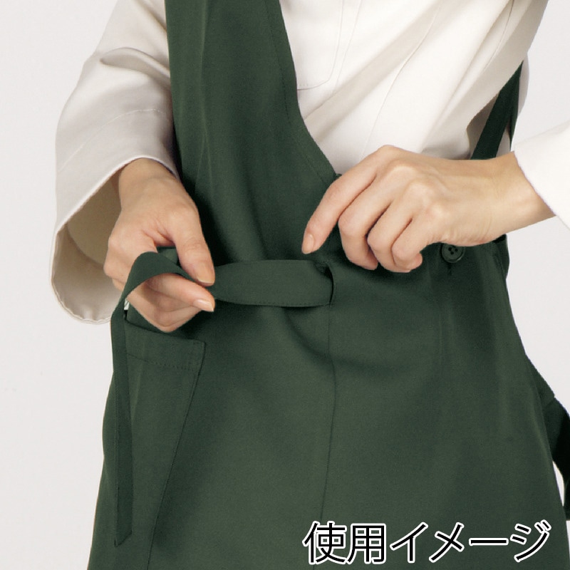 住商モンブラン(株) 5-764_F エプロン 男女兼用 フリーサイズ ブラウン 1枚(ご注文単位1枚)【直送品】