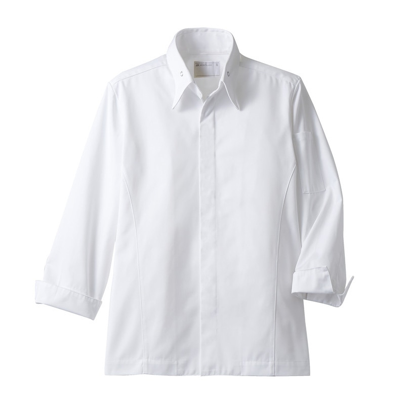 住商モンブラン(株) 6-1021_M コックコート 男女兼用長袖 M 白 1枚(ご注文単位1枚)【直送品】