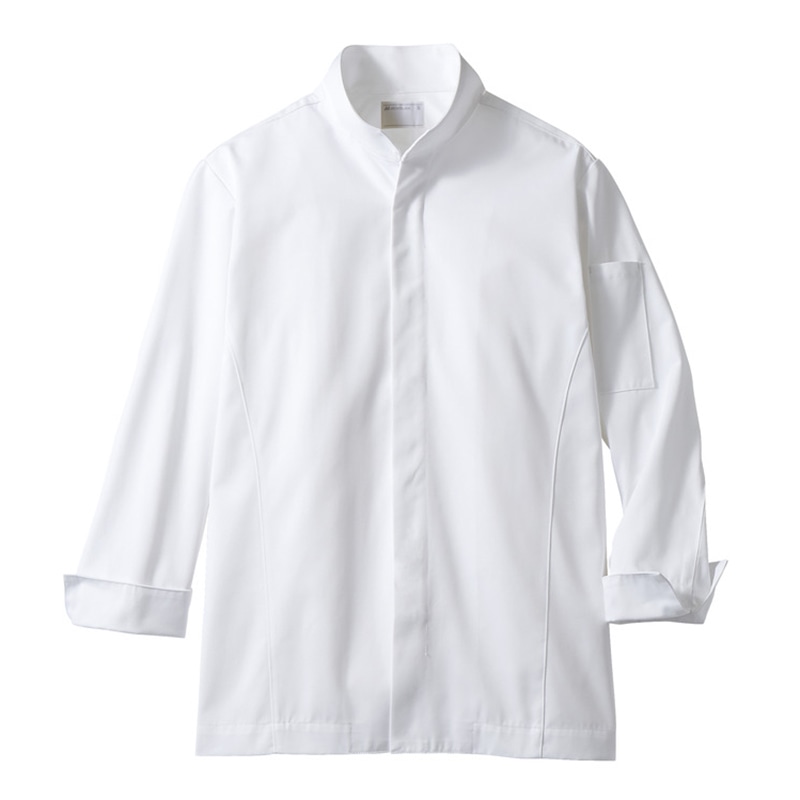 住商モンブラン(株) 6-1031_M コックコート 男女兼用長袖 M 白 1枚(ご注文単位1枚)【直送品】
