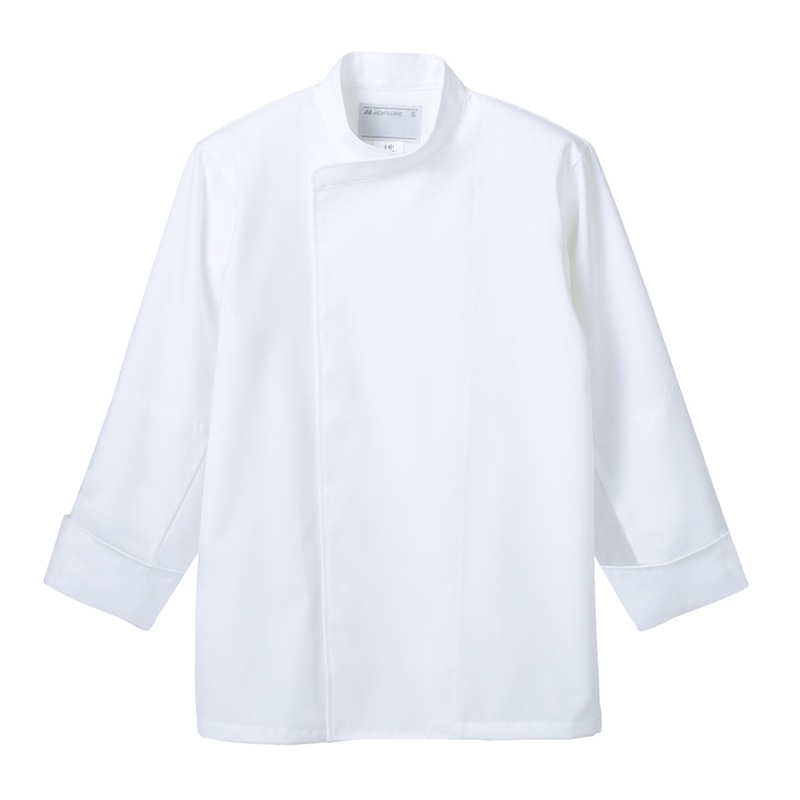 住商モンブラン(株) 6-451_M コックコート 男女兼用7分袖 M 白 1枚(ご注文単位1枚)【直送品】