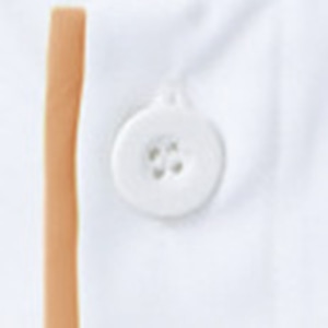 住商モンブラン(株) 6-463_LL 調理コート 男女兼用7分袖 LL 白/グリーン 1枚(ご注文単位1枚)【直送品】