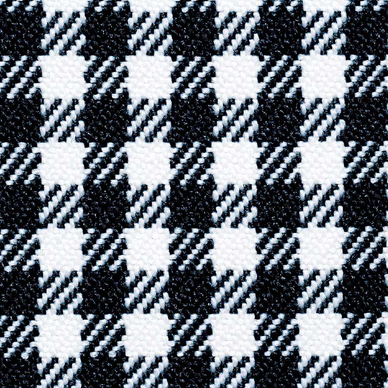 住商モンブラン(株) 6-491_L コックコート 男女兼用長袖 L 黒チェック 1枚(ご注文単位1枚)【直送品】