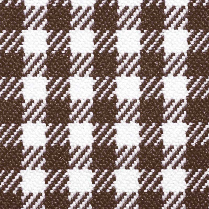 住商モンブラン(株) 6-493_S コックコート 男女兼用長袖　S 茶チェック 1枚（ご注文単位1枚）【直送品】