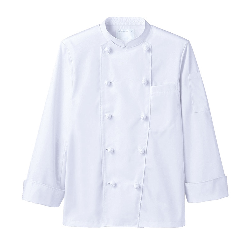 住商モンブラン(株) 6-605_5L コックコート 男女兼用長袖 5L 白 1枚(ご注文単位1枚)【直送品】