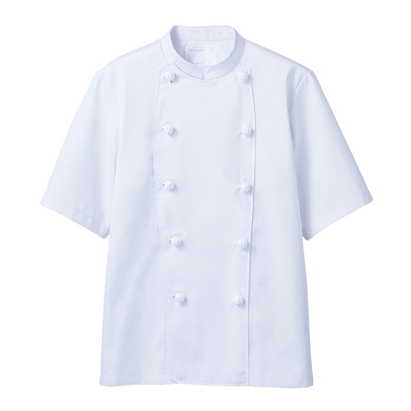 住商モンブラン(株) 6-722_3L コックコート 男女兼用半袖 3L 白 1枚(ご注文単位1枚)【直送品】