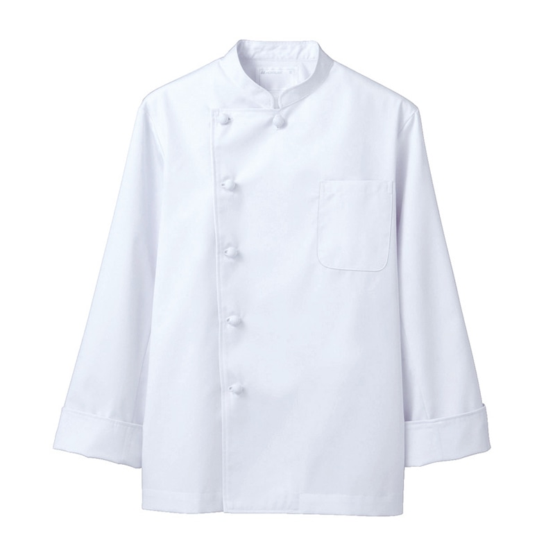 住商モンブラン(株) 6-921_M コックコート 男女兼用長袖 M 白 1枚(ご注文単位1枚)【直送品】