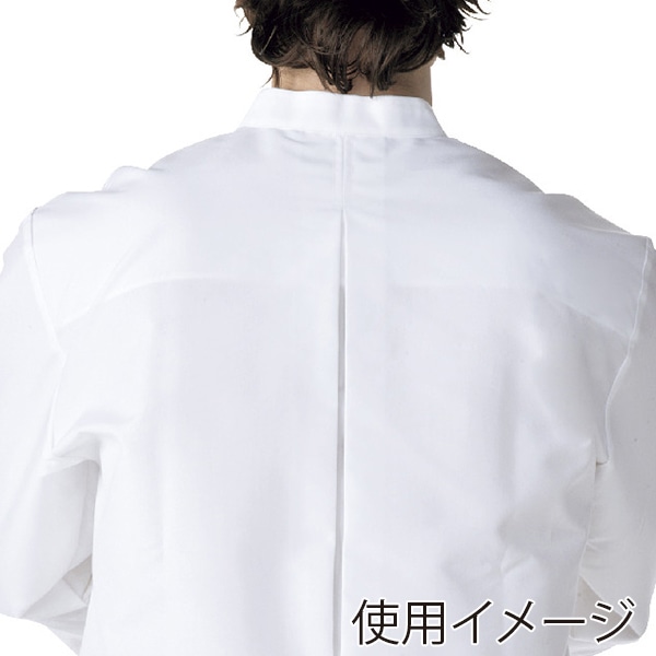 住商モンブラン(株) 6-921_L コックコート 男女兼用長袖 L 白 1枚(ご注文単位1枚)【直送品】