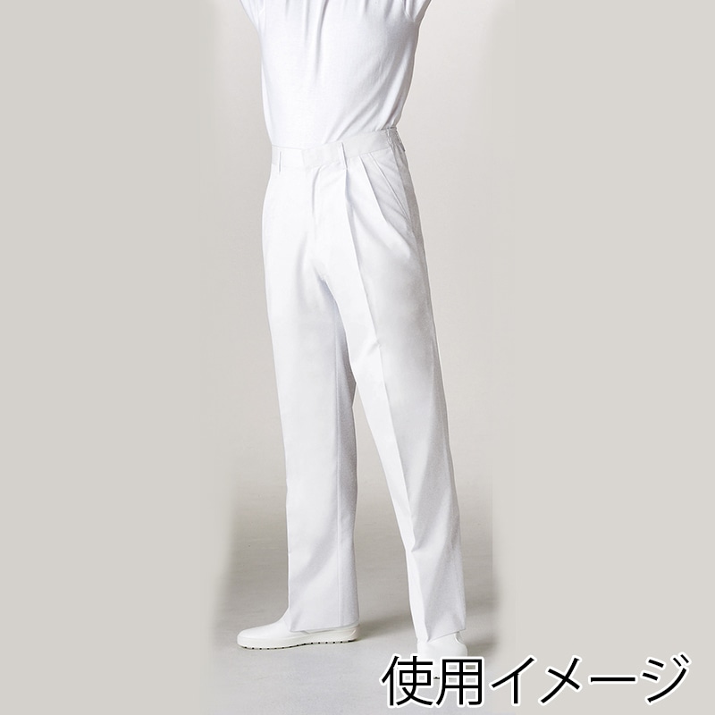 住商モンブラン(株) 7-655_3L パンツ メンズ 3L 白 1枚(ご注文単位1枚)【直送品】