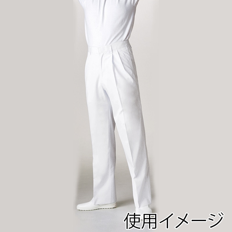 住商モンブラン(株) 7-659_4L パンツ メンズ 4L 白 1枚(ご注文単位1枚)【直送品】