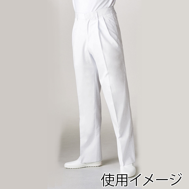 住商モンブラン(株) 7-669_6L パンツ メンズ 6L 白 1枚(ご注文単位1枚)【直送品】