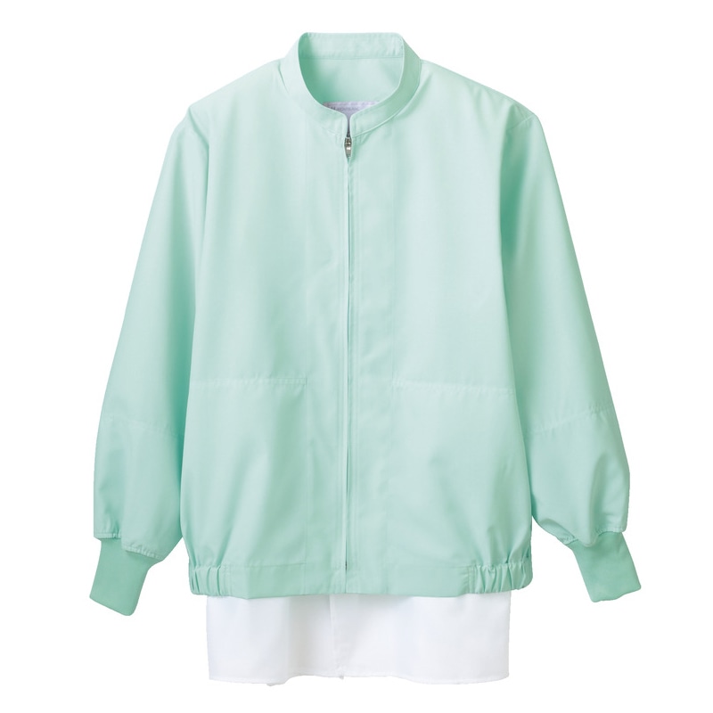 住商モンブラン(株) 8-457_3L ジャンパー 男女兼用長袖 3L グリーン 1枚(ご注文単位1枚)【直送品】