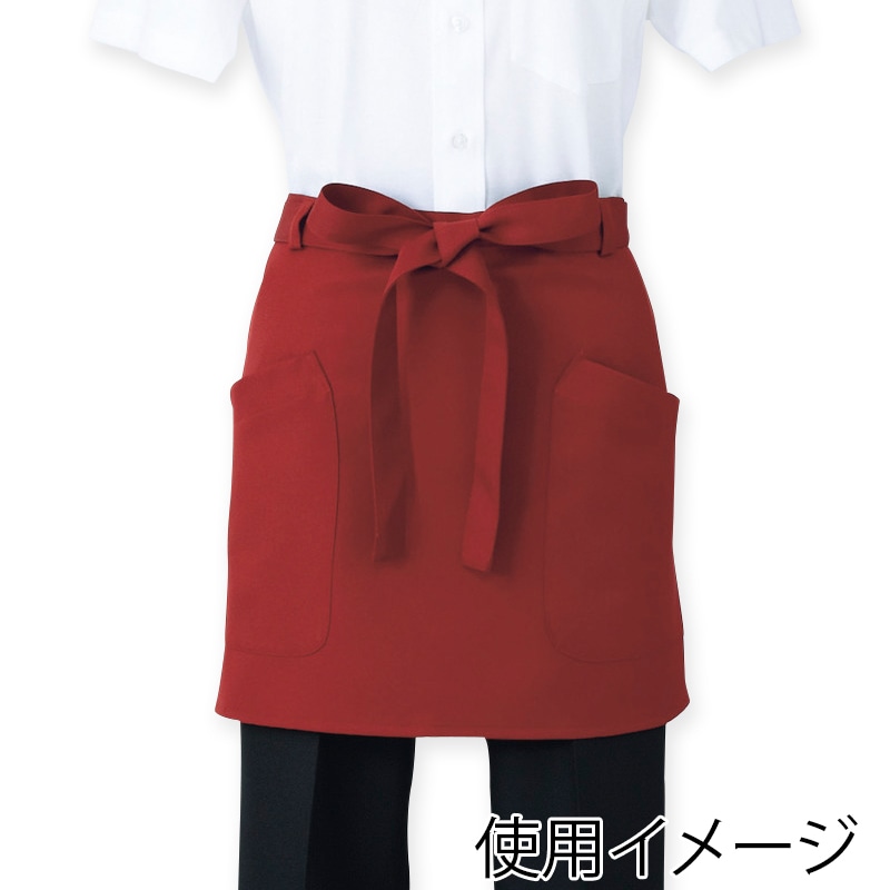 住商モンブラン(株) 9-1154_F サロンエプロン 男女兼用 フリーサイズ ブラウン 1枚(ご注文単位1枚)【直送品】