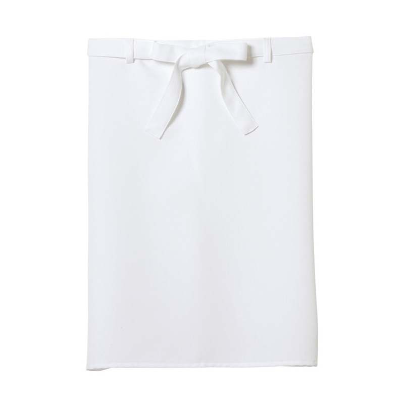 住商モンブラン(株) 9-1201_F サロンエプロン 男女兼用　フリーサイズ 白 1枚（ご注文単位1枚）【直送品】