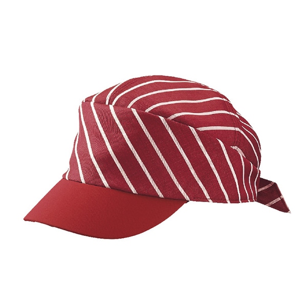 住商モンブラン(株) 9-1314_F キャップ 男女兼用　フリーサイズ レッドストライプ／レンガ 1枚（ご注文単位1枚）【直送品】