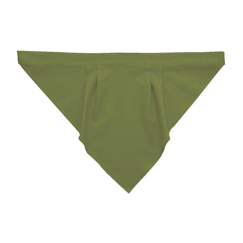 住商モンブラン(株) 9-256_F 三角巾 男女兼用　フリーサイズ オリーブ 1枚（ご注文単位1枚）【直送品】