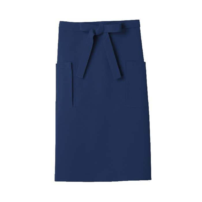 住商モンブラン(株) 9-422_F サロンエプロン 男女兼用　フリーサイズ ダークネイビー 1枚（ご注文単位1枚）【直送品】