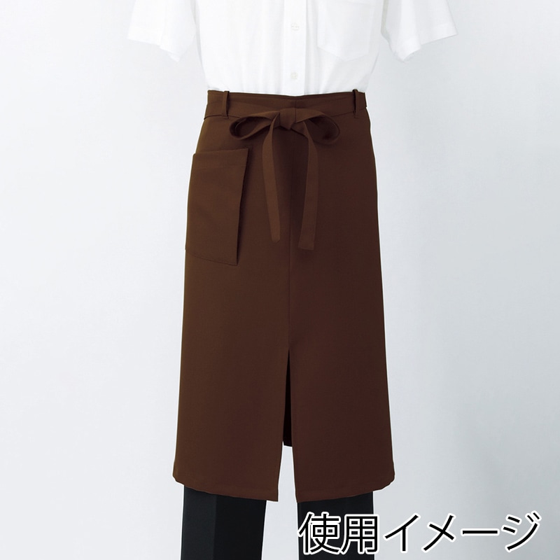 住商モンブラン(株) 9-471_F サロンエプロン 男女兼用 フリーサイズ 黒 1枚(ご注文単位1枚)【直送品】