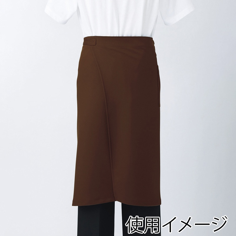 住商モンブラン(株) 9-471_F サロンエプロン 男女兼用 フリーサイズ 黒 1枚(ご注文単位1枚)【直送品】