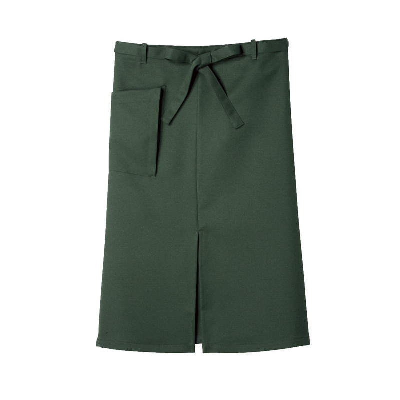 住商モンブラン(株) 9-472_F サロンエプロン 男女兼用　フリーサイズ ボトルグリーン 1枚（ご注文単位1枚）【直送品】