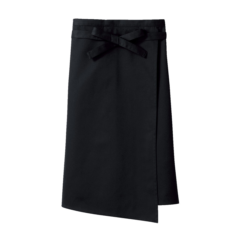 住商モンブラン(株) 9-516_F サロンエプロン 男女兼用　フリーサイズ 黒 1枚（ご注文単位1枚）【直送品】