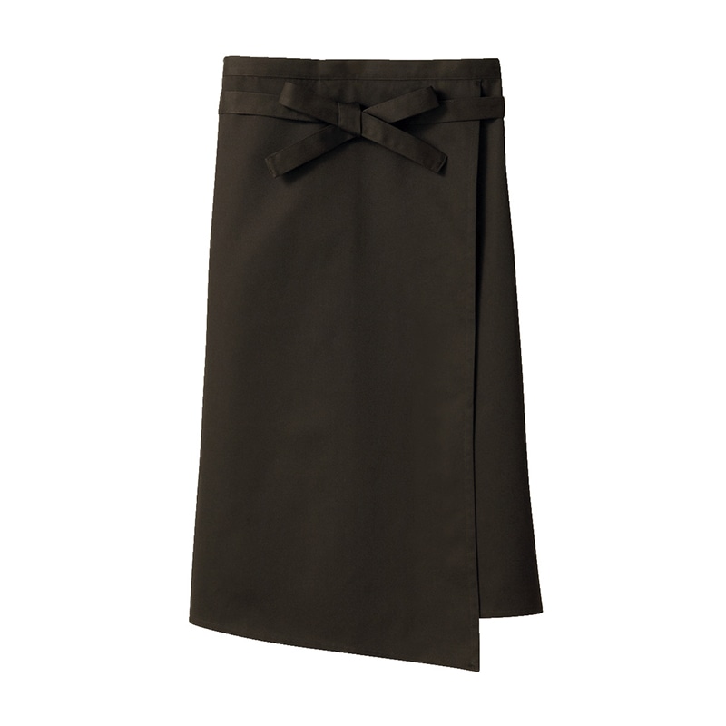 住商モンブラン(株) 9-517_F サロンエプロン 男女兼用　フリーサイズ ブラウン 1枚（ご注文単位1枚）【直送品】