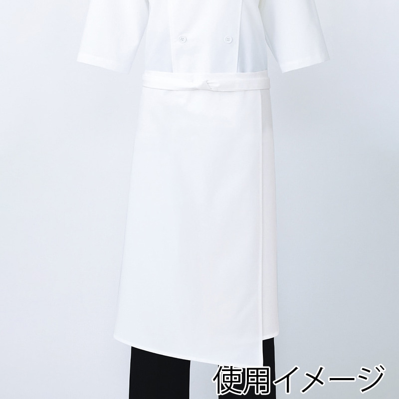 住商モンブラン(株) 9-517_F サロンエプロン 男女兼用　フリーサイズ ブラウン 1枚（ご注文単位1枚）【直送品】