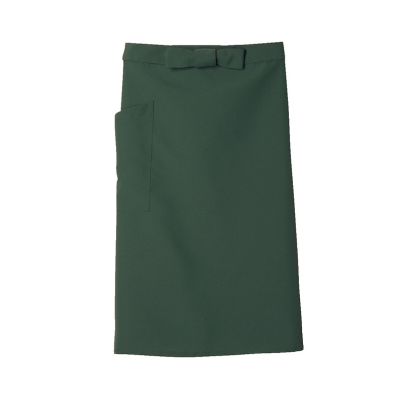 住商モンブラン(株) 9-572_F サロンエプロン 男女兼用　フリーサイズ ボトルグリーン 1枚（ご注文単位1枚）【直送品】