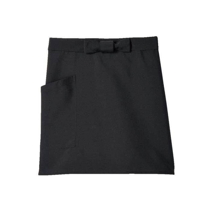 住商モンブラン(株) 9-581_F サロンエプロン 男女兼用　フリーサイズ 黒 1枚（ご注文単位1枚）【直送品】