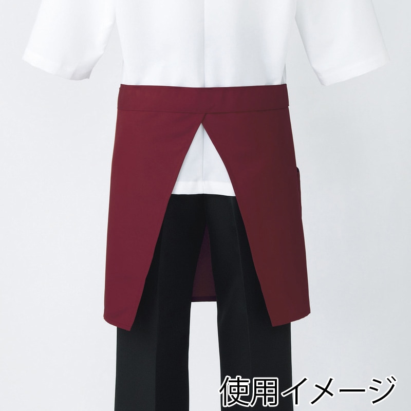 住商モンブラン(株) 9-581_F サロンエプロン 男女兼用 フリーサイズ 黒 1枚(ご注文単位1枚)【直送品】