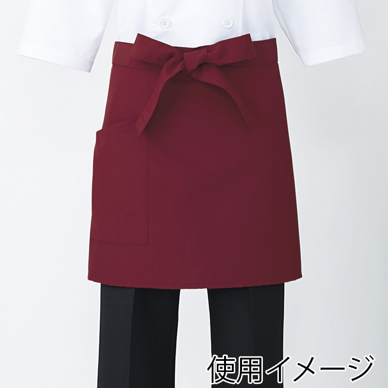 住商モンブラン(株) 9-582_F サロンエプロン 男女兼用 フリーサイズ ボトルグリーン 1枚(ご注文単位1枚)【直送品】