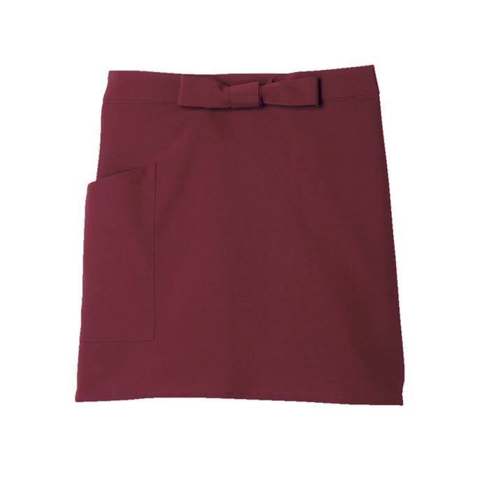 住商モンブラン(株) 9-583_F サロンエプロン 男女兼用　フリーサイズ ワイン 1枚（ご注文単位1枚）【直送品】