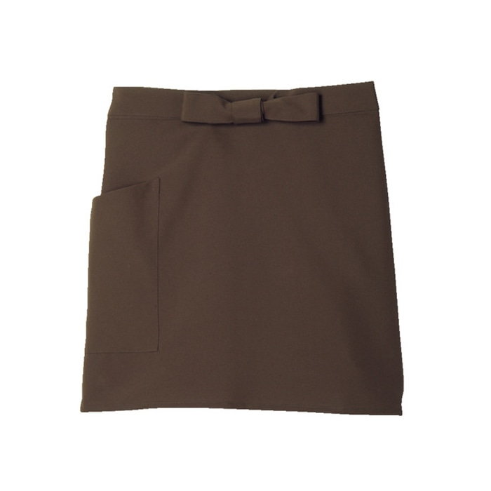 住商モンブラン(株) 9-584_F サロンエプロン 男女兼用　フリーサイズ ブラウン 1枚（ご注文単位1枚）【直送品】