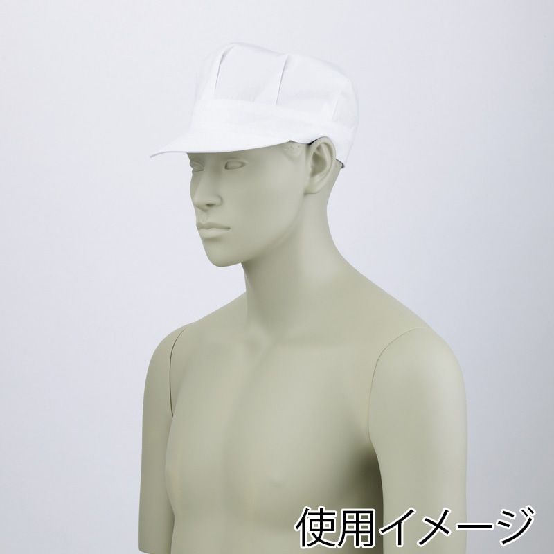 住商モンブラン(株) 9-629_F 八角帽子 男女兼用　フリーサイズ 白 1枚（ご注文単位1枚）【直送品】