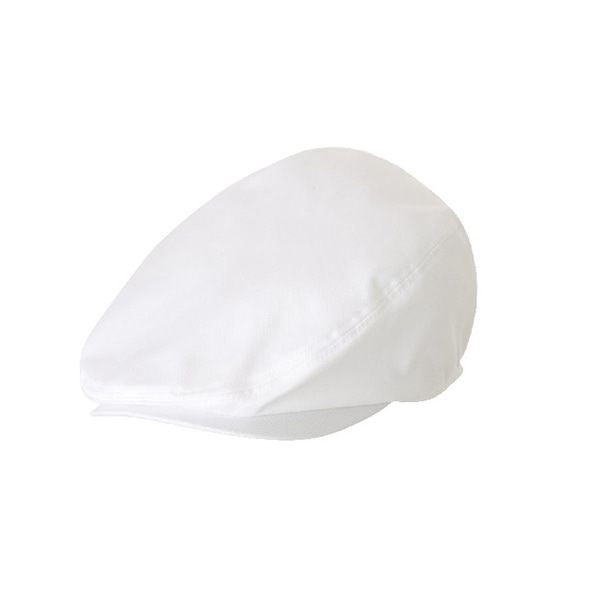 住商モンブラン(株) 9-897_F ハンティングキャップ 男女兼用　フリーサイズ 白 1枚（ご注文単位1枚）【直送品】