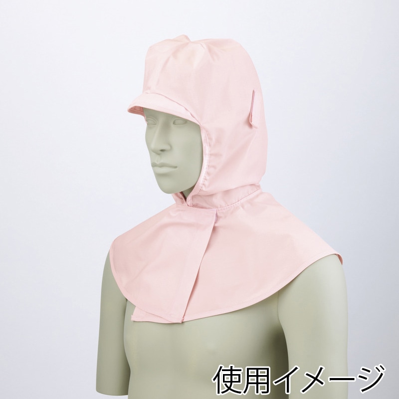 住商モンブラン(株) 9-943_F 頭巾帽子 男女兼用　フリーサイズ ピンク 1枚（ご注文単位1枚）【直送品】